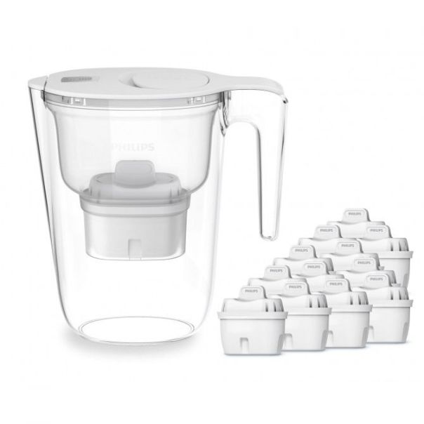 PHILIPS Set bokal za filtritanje vode i 12 uložaka AWP2933WHT12/10 - 20814-1-1