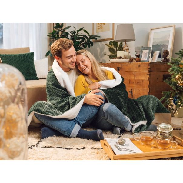 DORMEO Warm Hug Set, ombre zelena, 200x200 - EP3320243