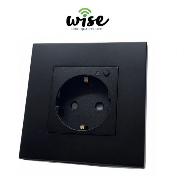 Wise Wifi pametna utičnica, ugradna 16a - MAT panel bela WU8001 - PMK000160A00000