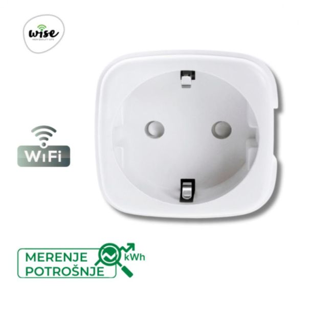 Wise Wifi Pametna Utičnica sa merenjem potrošnje WU1011 - PMK000083A00000