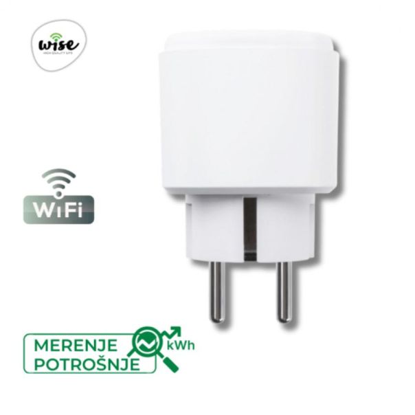 Wise Wifi Pametna Utičnica sa merenjem potrošnje WU1011 - PMK000083A00000