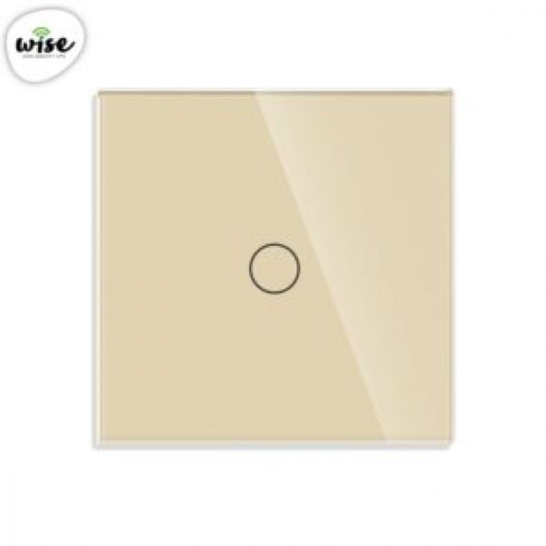Wise Wifi pametni prekidač za bojler 20A, 1 taster - stakleni panel - PMK000273A00000