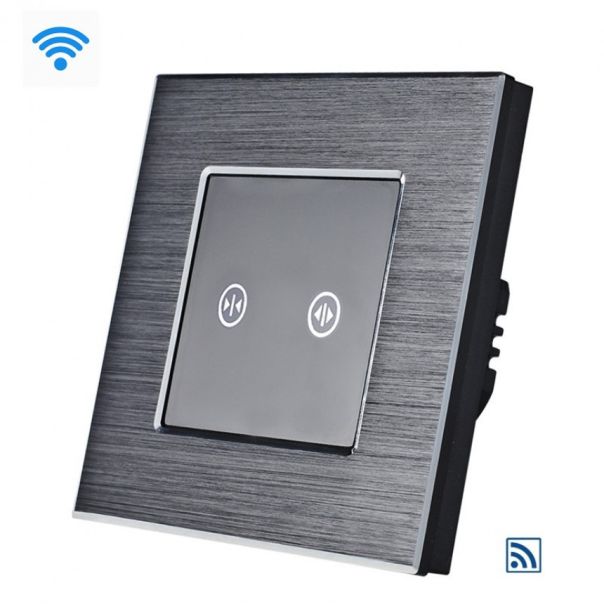 Wise Wifi pametni prekidač za roletne, zavese - aluminijumski panel - PMK000006A00000