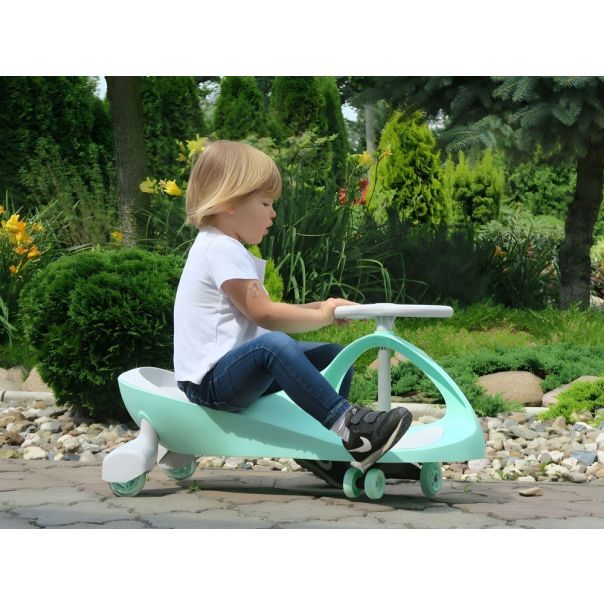 ECO TOYS Wiggle guralica za decu sa led točkovima, zelena - YM-SW-1 GREEN