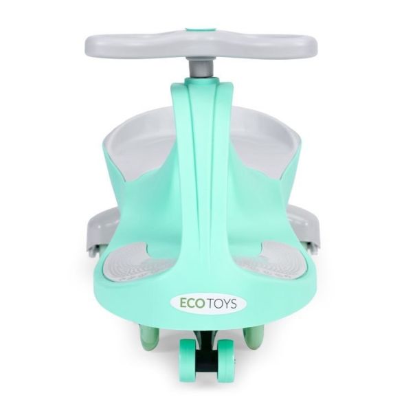 ECO TOYS Wiggle guralica za decu sa led točkovima, zelena - YM-SW-1 GREEN