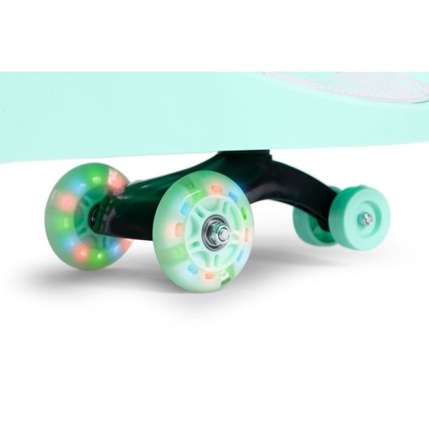 ECO TOYS Wiggle guralica za decu sa led točkovima, zelena - YM-SW-1 GREEN
