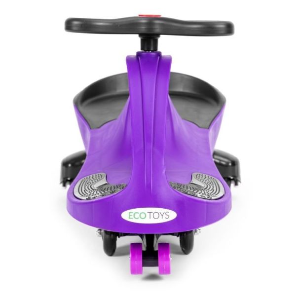 ECO TOYS Wiggle guralica za decu sa led točkovima, ljubičasta - YM-SW-1 PURPLE
