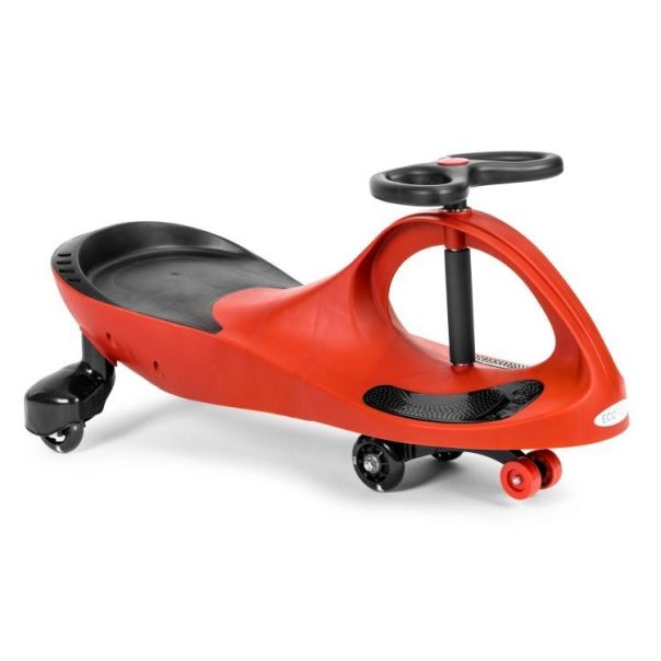 ECO TOYS Wiggle guralica za decu sa led točkovima, crvena - YM-SW-1 RED