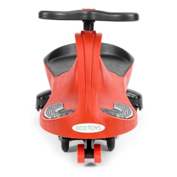 ECO TOYS Wiggle guralica za decu sa led točkovima, crvena - YM-SW-1 RED