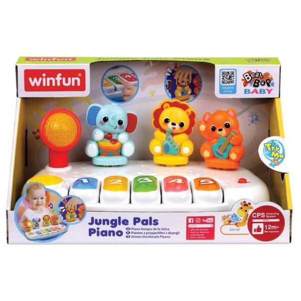 WINFUN Klavir za bebe Jungle pals 240801-NL - 57808