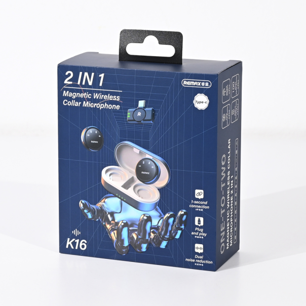 REMAX Wireless mikrofon Lavalier K16 2u1 - 222620