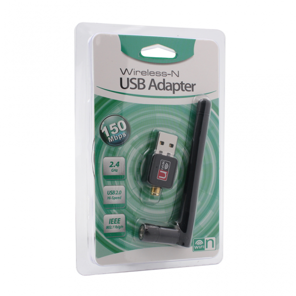 Wireless N adapter sa antenom USB 2.4GHz 2DB 150Mb JWD-U61 - 88942