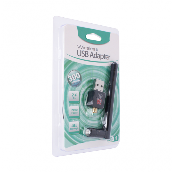 Wireless N adapter sa antenom USB 2.4GHz 2DB 300Mb JWD-U61 - 91948