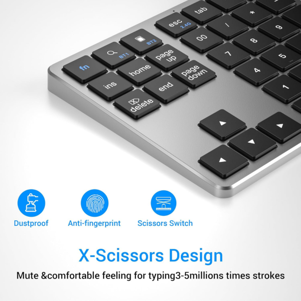 Wireless numpad JWD crni - 220864