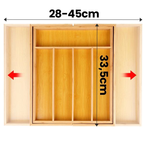 VILDE Podesivi organizator za escajg 28-45x33.5cm - KUH000036A00000