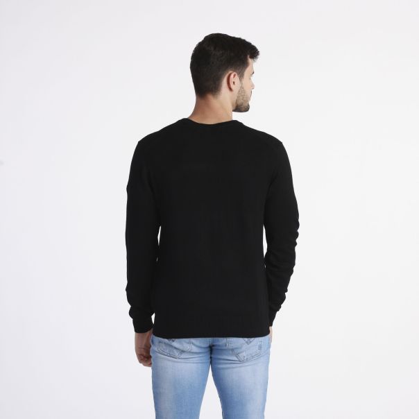 GEOGRAPHICAL NORWAY Džemper ferasmo black men 246 pna M - WY3023H-GN