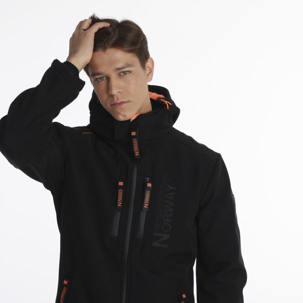 GEOGRAPHICAL NORWAY Jakna richywood black / orange men 068 pna M - WY5510H-GN
