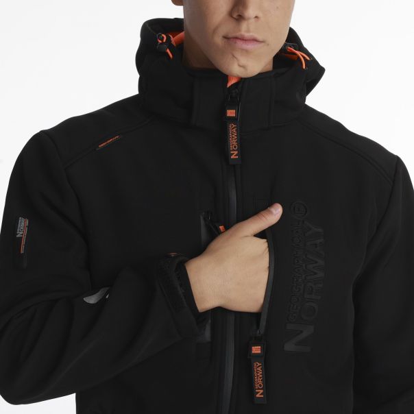 GEOGRAPHICAL NORWAY Jakna richywood black / orange men 068 pna M - WY5510H-GN