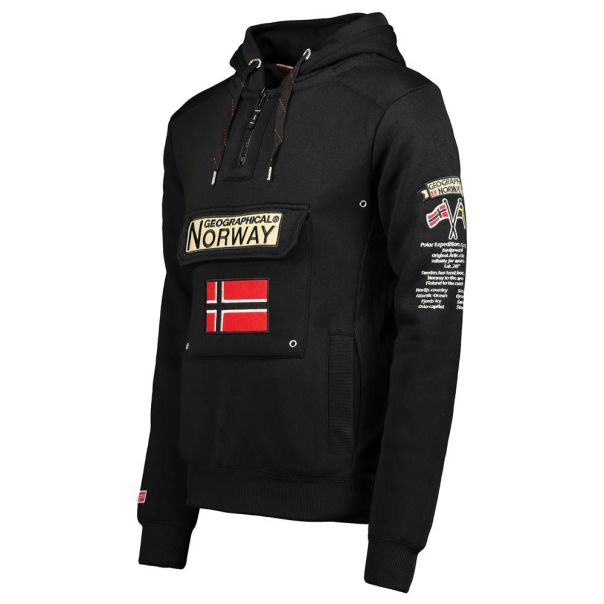 GEOGRAPHICAL NORWAY Duks sa kapuljačom gymclass dgreen db men 054 M - WZ6308H-GN