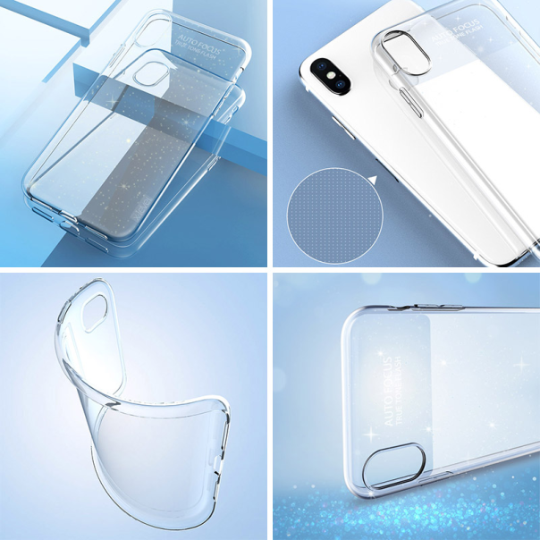 Maska za Samsung A8 plus/ A730 (2018) X-Level Rainbow transparent - 029354