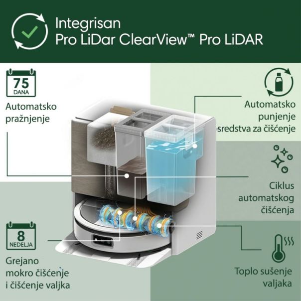 iROBOT Robot usisivač i brisač Roomba Combo 705+ beli - X185240