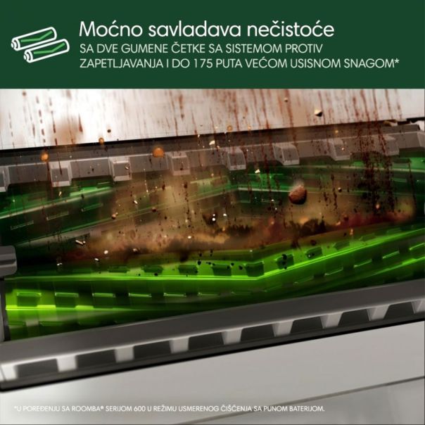 iROBOT Robot usisivač i brisač Roomba Combo 705+ beli - X185240