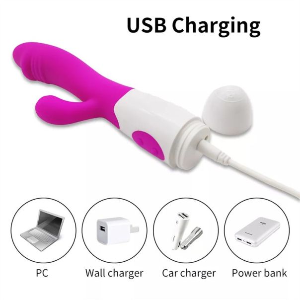 Zeka vibrator za G tačku, 30 režima vibracije LJUBIČASTI - EP3175137