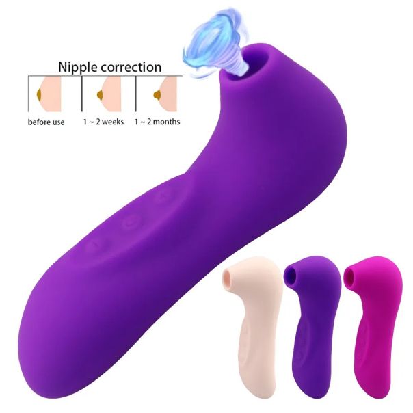 Vibrator za sisanje klitorisa, 10 brzina ROZE - EP3137089
