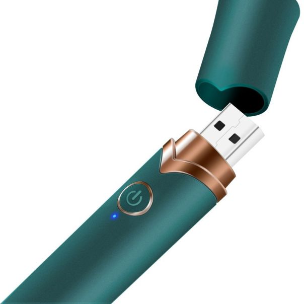 Mini vibrator u obliku četkice za šminkanje ZELENI - EP3175413