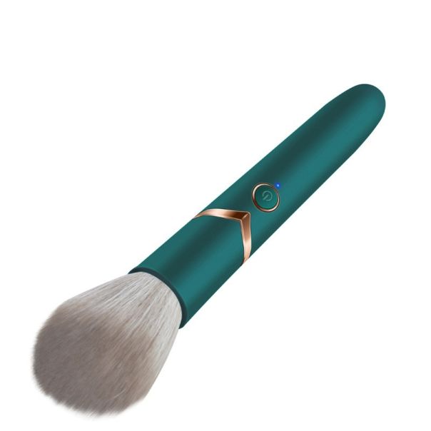 Mini vibrator u obliku četkice za šminkanje ZELENI - EP3175413