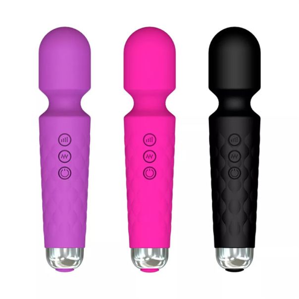 Mini AV Wand vibrator (vodootporan, 20 brzina) roze - EP3137029