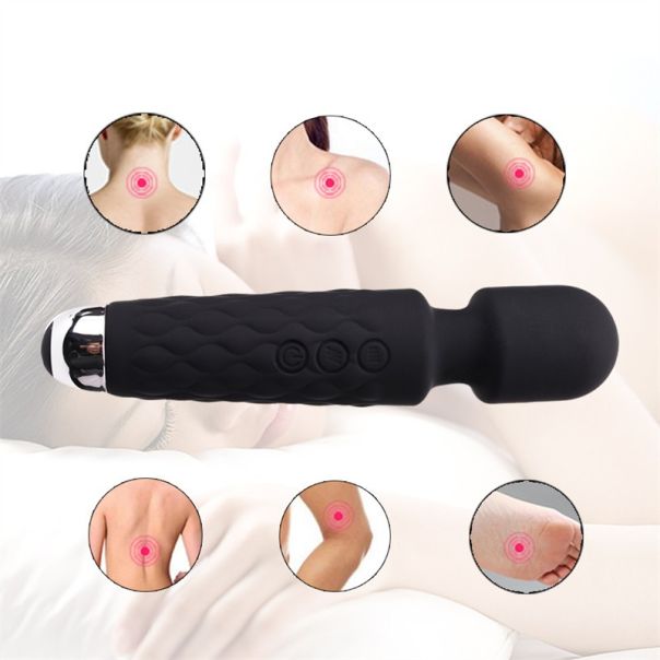Mini AV Wand vibrator (vodootporan, 20 brzina) roze - EP3137029