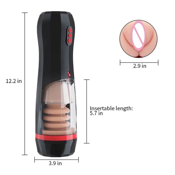 Muški masturbator sa sisanjem, 10 režima - EP3175269