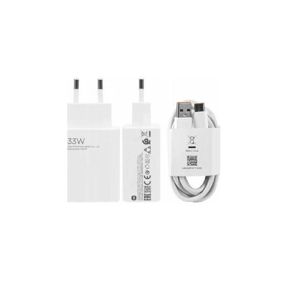XIAOMI Punjač Mi 33W, Combo Type-A + kabl Type C, bela - 70204-1