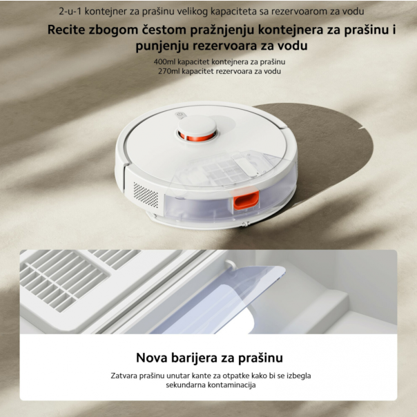 Xiaomi Mi robot usisivac Vacuum S20 EU crni - 222506