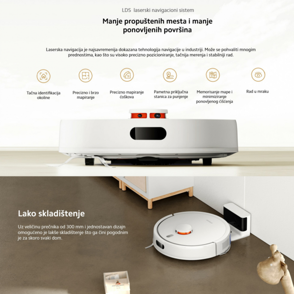 Xiaomi Mi robot usisivac Vacuum S20 EU crni - 222506