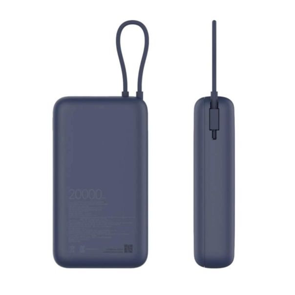 XIAOMI Power Bank 20000mAh 33W sa kablom Type C, plava - 70159