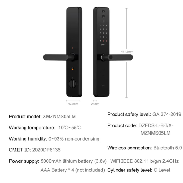 Pametna brava Xiaomi Pro XMZNMS05LM - 600185