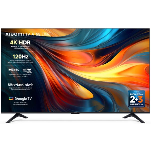 XIAOMI Televizor A 55 2026, 4K Ultra HD, Google TV - EP3139661