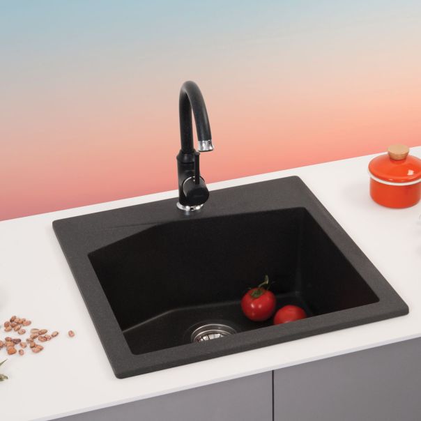 METALAC INKO Sudopera X Granitna Linea 50 fi sifona 90 crna - 189151