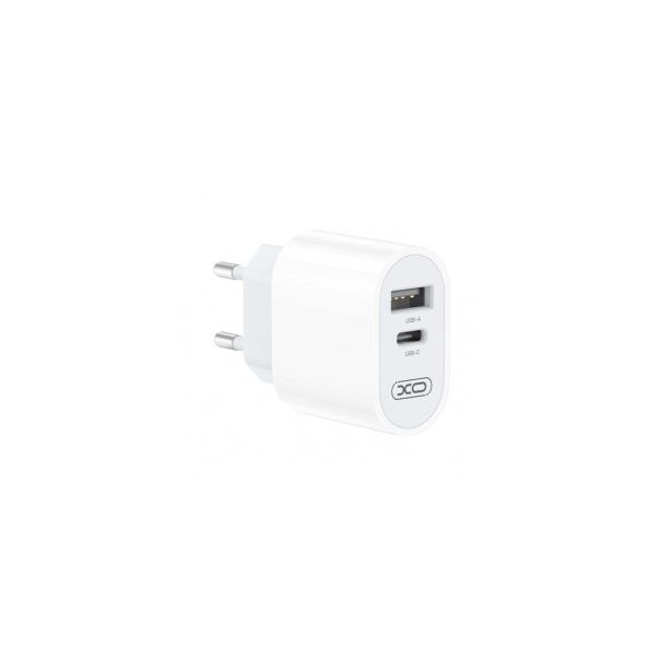 XO Adapter L97 USB+ TYpe-C, bela - 20926