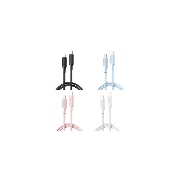 XO Kabl NB-Q265B PD60W Type-C na Type-C, bela - 24769