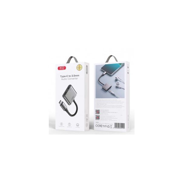 XO Adapter NB-R257B Type-c na Type-c & 3.5mm - 24777