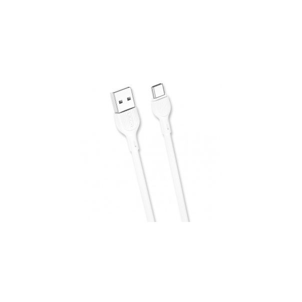 XO Kabl NB200 USB Type-C 2.1A 2M, bela - 20973-1-1-1