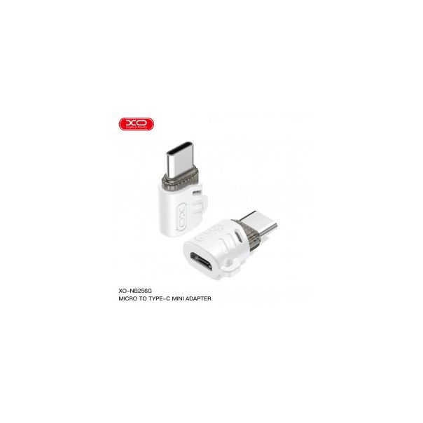 XO Adapter NB256E Otg mini type-c u micro USB, bela - 24700-1-1-1