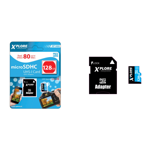 XPLORE MEMORIJSKA KARTICA XP1400 128GB - EP3099928