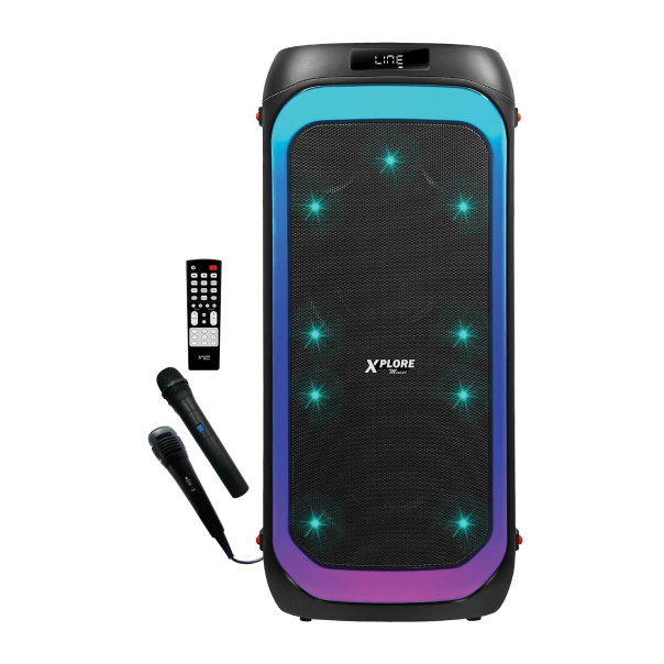 XPLORE Bežični Bluetooth zvučnik sa dva mikrofona XP8811 HAVANA 4, crna - 84046