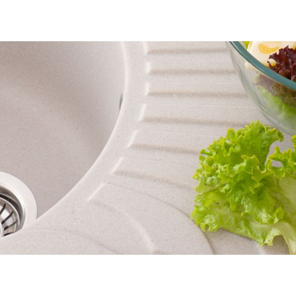 METALAC INKO Sudopera granitna xVenera PLUS 780x500 fi 90 sa sifonom bež - 129071-1