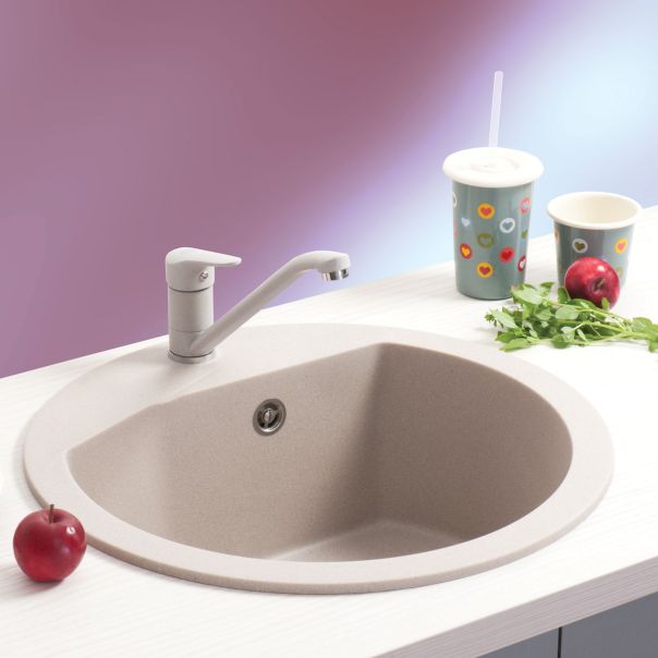 METALAC INKO Sudopera X Granitna Vesta Ø520 fi sifona 90 bež - 188615