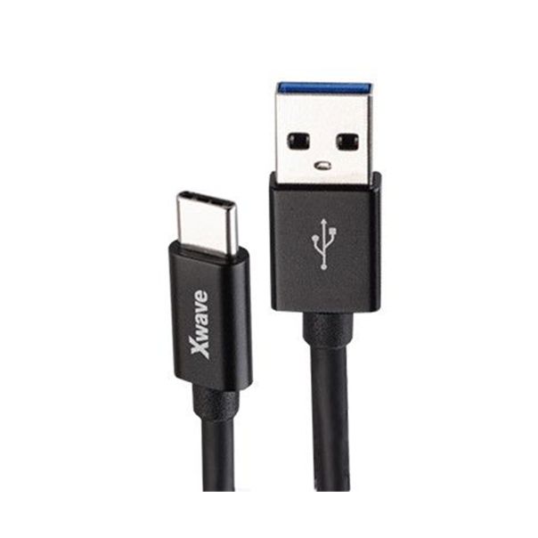 XWAVE Kabl USB Type C, 3A 1.2m, crna - 1280090